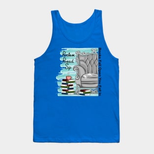 Books Fall Open - You Fall In Tank Top